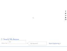 Tablet Screenshot of fifthavenuesouth.com